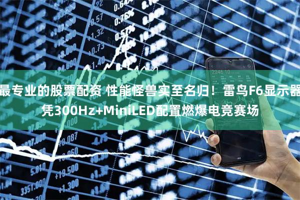 最专业的股票配资 性能怪兽实至名归！雷鸟F6显示器凭300Hz+MiniLED配置燃爆电竞赛场
